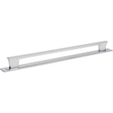 Zander Pull and Backplate 12 Inch (c-c) Matte Black