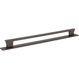 Zander Pull and Backplate 12 Inch (c-c) Matte Black