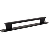 Zander App Pull and Backplate 12 Inch (c-c) Matte Black