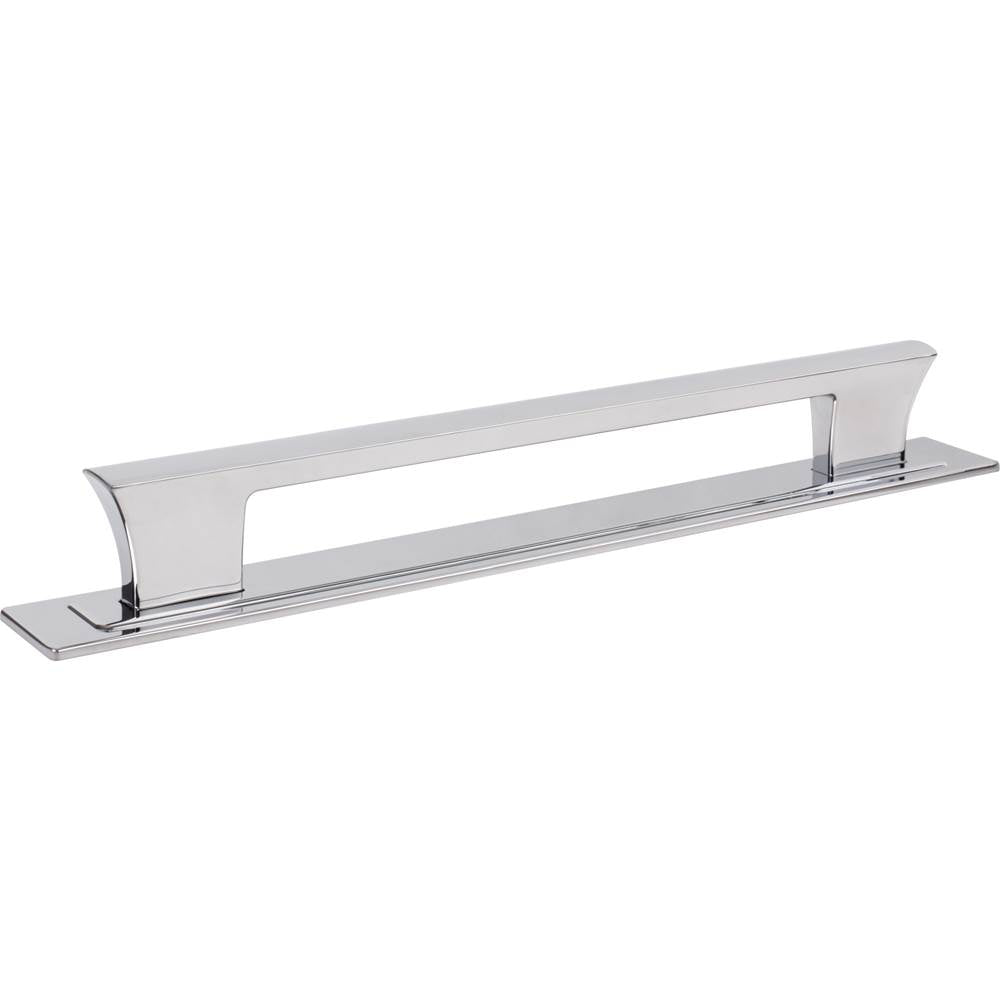 Zander App Pull and Backplate 12 Inch (c-c) Matte Black