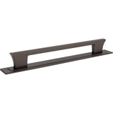 Zander App Pull and Backplate 12 Inch (c-c) Matte Black