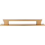 Atlas - Zander App Pull and Backplate 12 Inch (c-c) Warm Brass - Warm Brass
