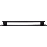 Atlas - Zander App Pull and Backplate 18 Inch (c-c) Matte Black - Matte Black