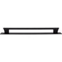 Atlas - Zander App Pull and Backplate 18 Inch (c-c) Matte Black - Matte Black