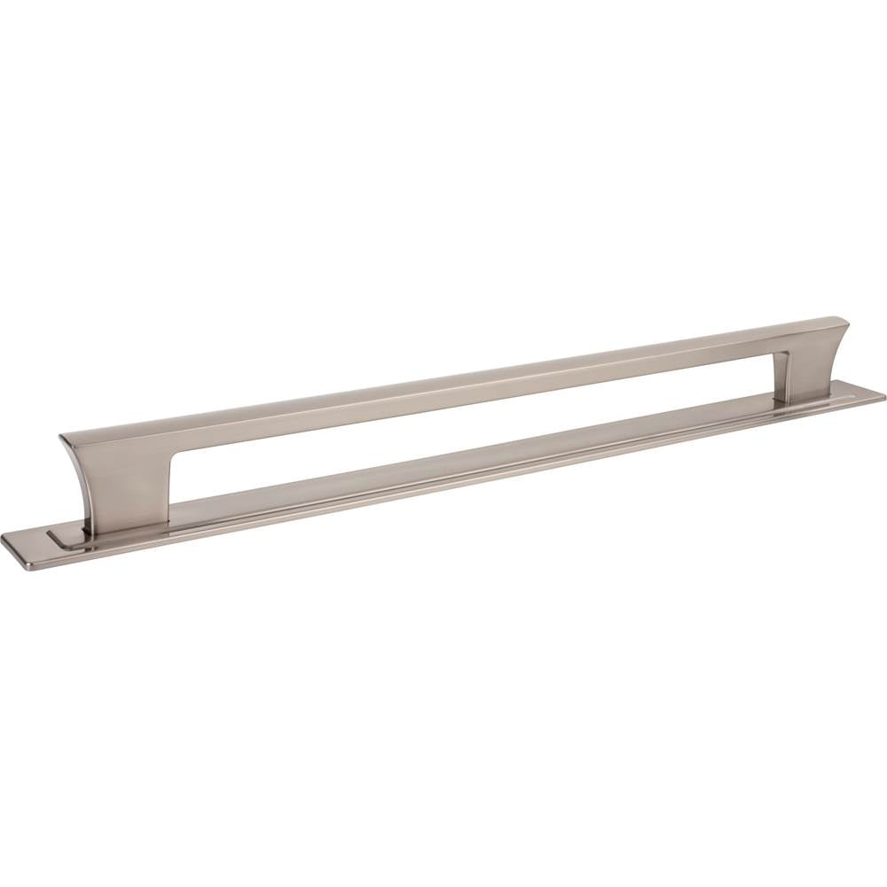Zander App Pull and Backplate 18 Inch (c-c) Matte Black