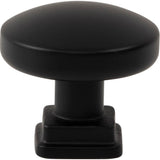 Atlas - Kimberton Knob 1 1/4 Inch Matte Black - Matte Black
