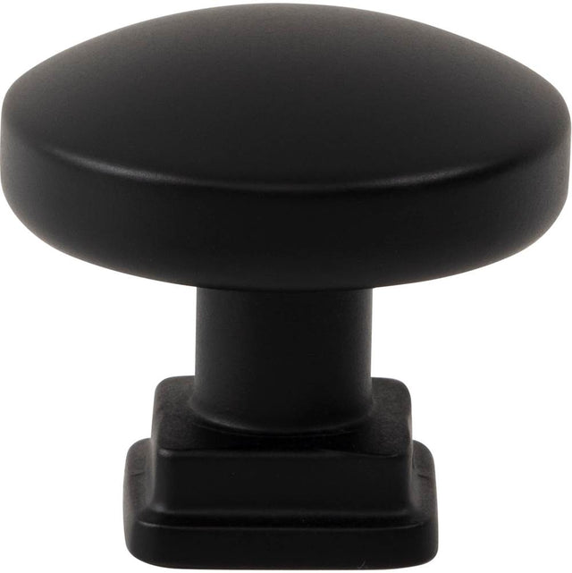 Atlas - Kimberton Knob 1 1/4 Inch Matte Black - Matte Black