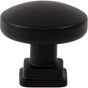 Atlas - Kimberton Knob 1 1/4 Inch Matte Black - Matte Black
