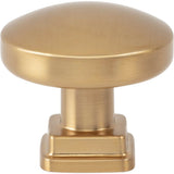 Atlas - Kimberton Knob 1 1/4 Inch Warm Brass - Warm Brass