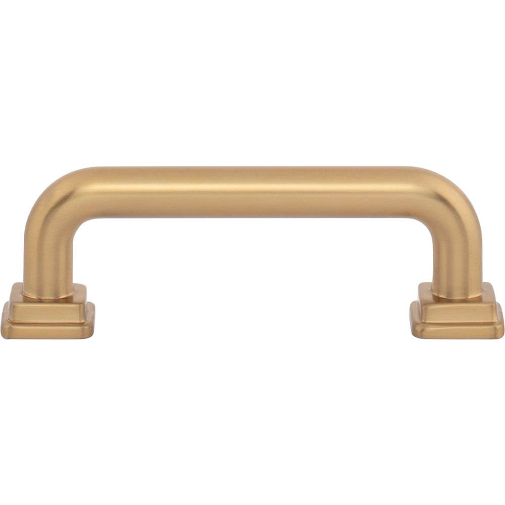 Atlas - Kimberton Pull 3 Inch (c-c) Warm Brass - Warm Brass
