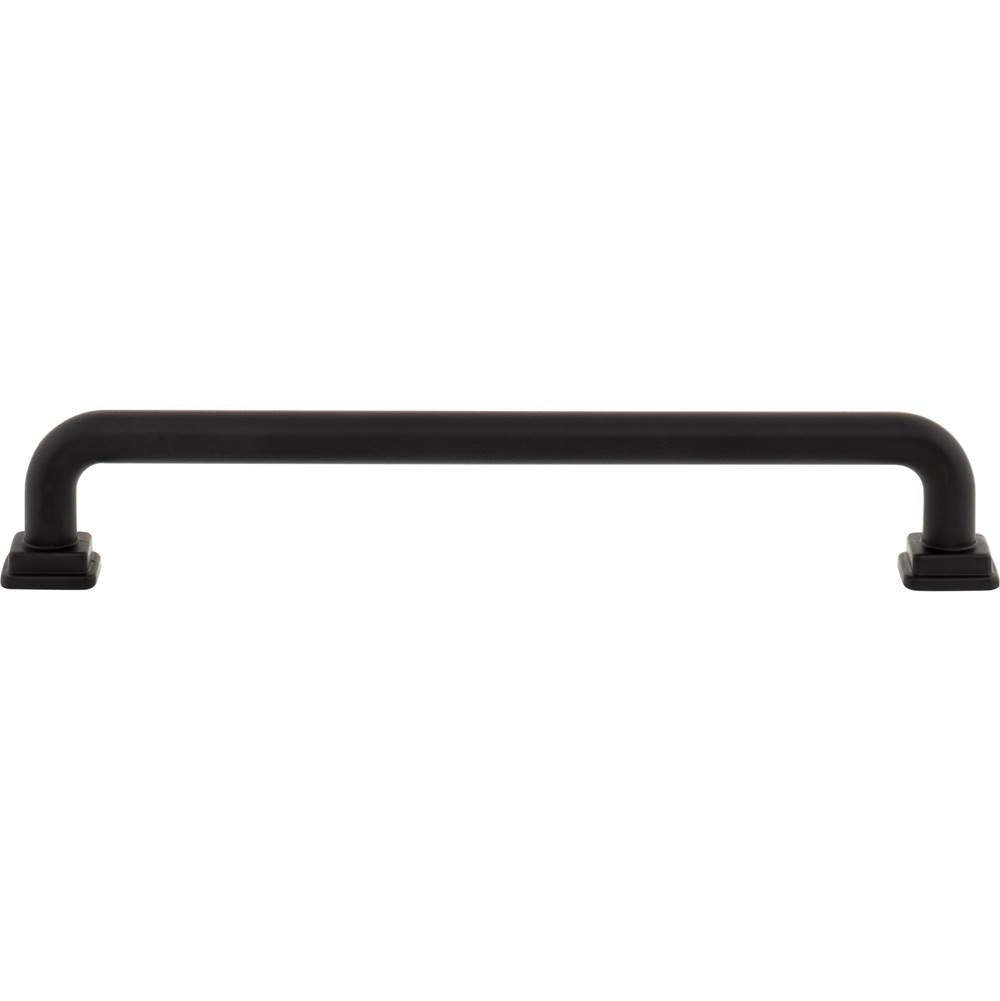 Atlas - Kimberton Pull 6 5/16 Inch (c-c) Matte Black - Matte Black