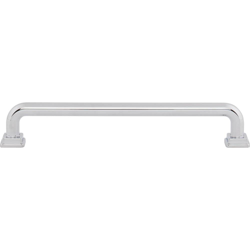 Atlas - Kimberton Pull 6 5/16 Inch (c-c) Polished Chrome - Polished Chrome