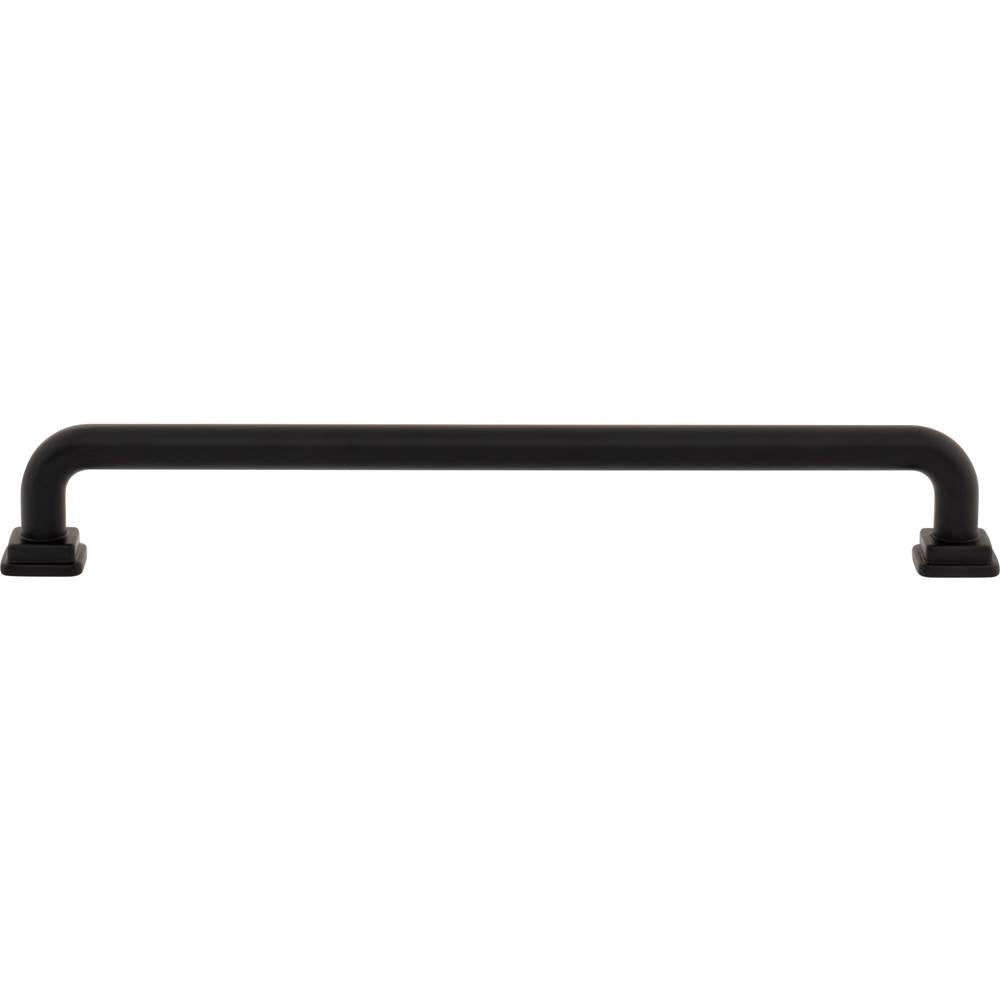 Atlas - Kimberton Pull 7 9/16 Inch (c-c) Matte Black - Matte Black