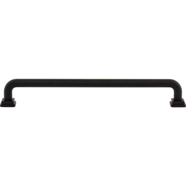 Atlas - Kimberton Pull 7 9/16 Inch (c-c) Matte Black - Matte Black