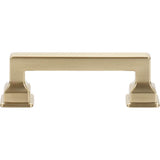 Atlas - Erika Pull 3 Inch (c-c) Warm Brass - Warm Brass