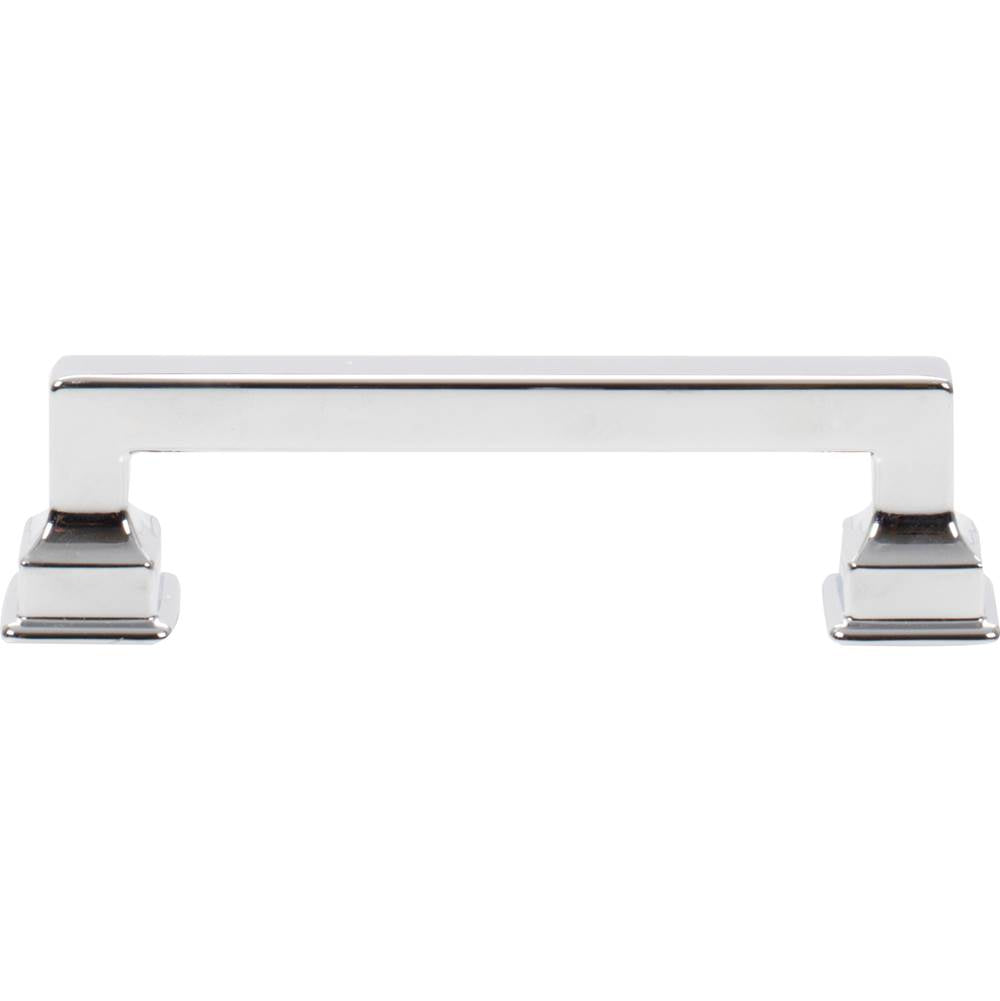 Atlas - Erika Pull 3 3/4 Inch (c-c) Polished Chrome - Polished Chrome
