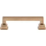 Atlas - Erika Pull 3 3/4 Inch (c-c) Warm Brass - Warm Brass