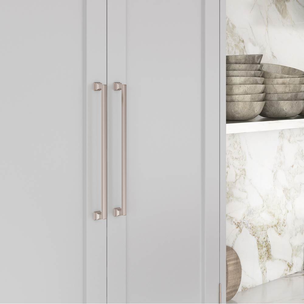 Atlas - Erika Appliance Pull 18 Inch (c-c) Brushed Nickel - Brushed Nickel