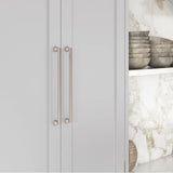 Atlas - Erika Appliance Pull 18 Inch (c-c) Brushed Nickel - Brushed Nickel