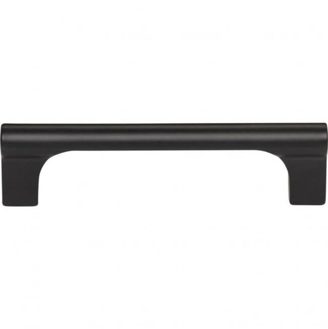 Atlas - Whittier Pull 3 3/4 Inch (c-c) Matte Black - Matte Black