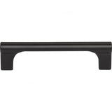 Atlas - Whittier Pull 3 3/4 Inch (c-c) Matte Black - Matte Black