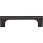 Atlas - Whittier Pull 3 3/4 Inch (c-c) Matte Black - Matte Black