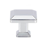 Sweetbriar Lane Square Knob 1 1/4 Inch Matte Black