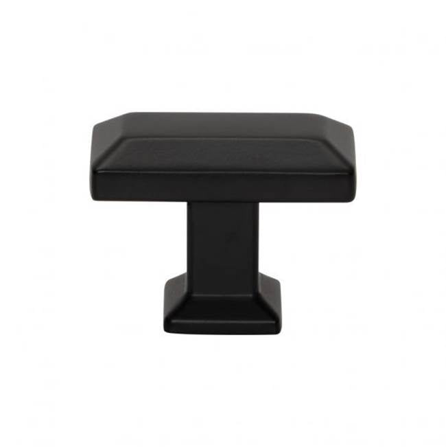 Sweetbriar Lane Rectangle Knob 1 3/8 Inch Matte Black