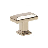 Atlas - Sweetbriar Lane Rectangle Knob 1 3/8 Inch Polished Nickel - Polished Nickel
