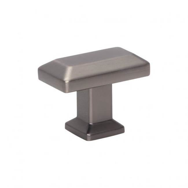 Atlas - Sweetbriar Lane Rectangle Knob 1 3/8 Inch Slate - Slate