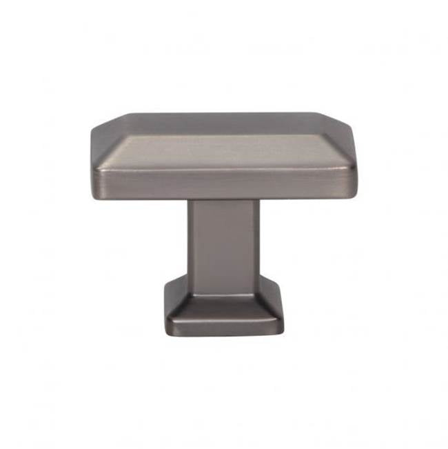 Sweetbriar Lane Rectangle Knob 1 3/8 Inch Matte Black