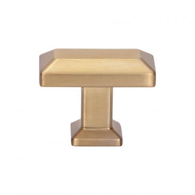 Sweetbriar Lane Rectangle Knob 1 3/8 Inch Matte Black