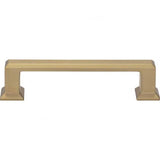 Atlas - Sweetbriar Lane Pull 3 3/4 Inch (c-c) Warm Brass - Warm Brass