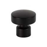 Atlas - Lennox Knob 1 1/4 Inch Matte Black - Matte Black