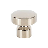 Atlas - Lennox Knob 1 1/4 Inch Polished Nickel - Polished Nickel