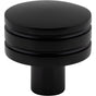 Atlas - Griffith Knob 1 1/4 Inch Matte Black - Matte Black