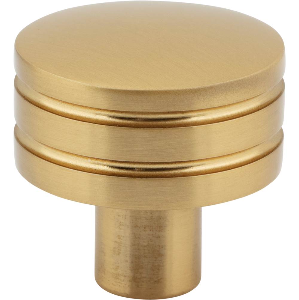 Atlas - Griffith Knob 1 1/4 Inch Warm Brass - Warm Brass