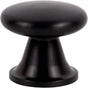 Atlas - Burbank Knob 1 1/8 Inch Matte Black - Matte Black