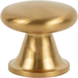Atlas - Burbank Knob 1 1/8 Inch Matte Gold - Matte Gold