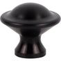 Atlas - Torrance Knob 1 1/8 Inch Matte Black - Matte Black