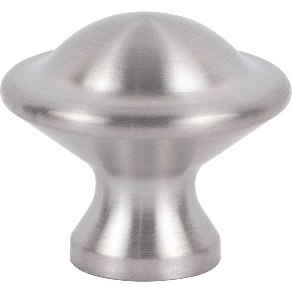 Atlas - Torrance Knob 1 1/8 Inch Brushed Stainless Steel - Brushed Stainless Steel