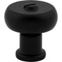 Atlas - Everitt Knob 1 3/16 Inch Matte Black - Matte Black