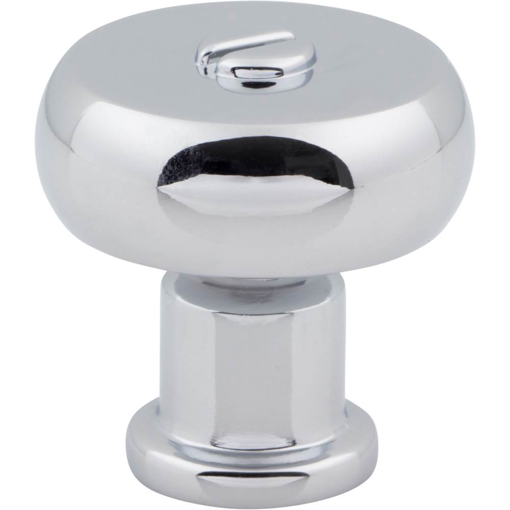 Atlas - Everitt Knob 1 3/16 Inch Polished Chrome - Polished Chrome