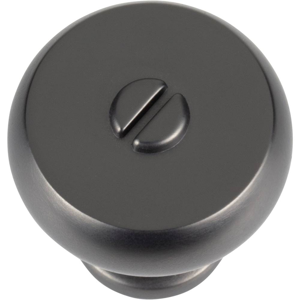 Everitt Knob 1 3/16 Inch Matte Black
