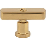 Atlas - Everitt T-Knob 2 Inch Warm Brass - Warm Brass