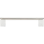 Atlas - Round 3 Point Pull 6 5/16 Inch (c-c) Polished Stainless Steel - Polished Stainless Steel