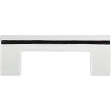 Atlas - Round Rail Pull 3 Inch (c-c) Polished Chrome - Polished Chrome