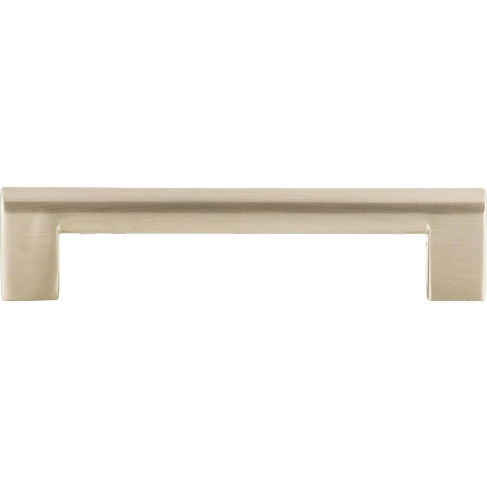Atlas - Round Rail Pull 5 1/16 Inch (c-c) Brushed Nickel - Brushed Nickel