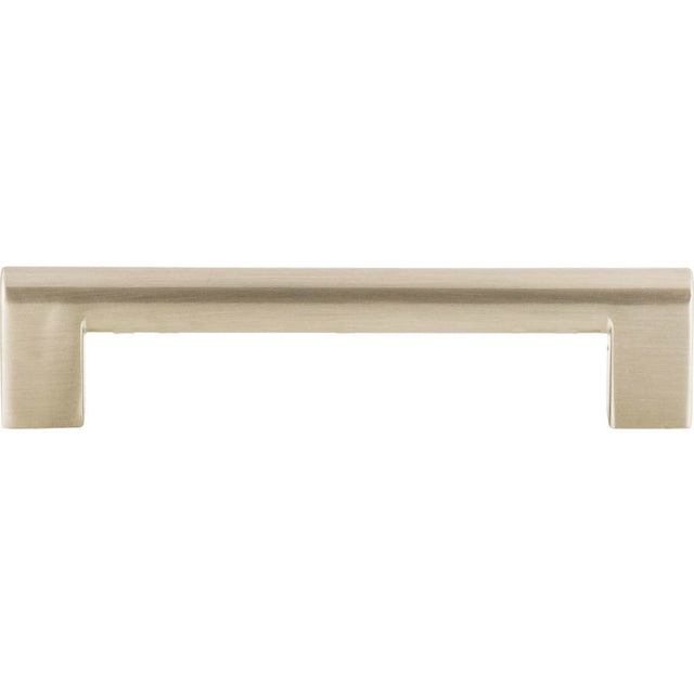 Atlas - Round Rail Pull 5 1/16 Inch (c-c) Brushed Nickel - Brushed Nickel