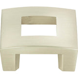 Atlas - Centinel Square Knob 1 1/4 Inch (c-c) Brushed Nickel - Brushed Nickel
